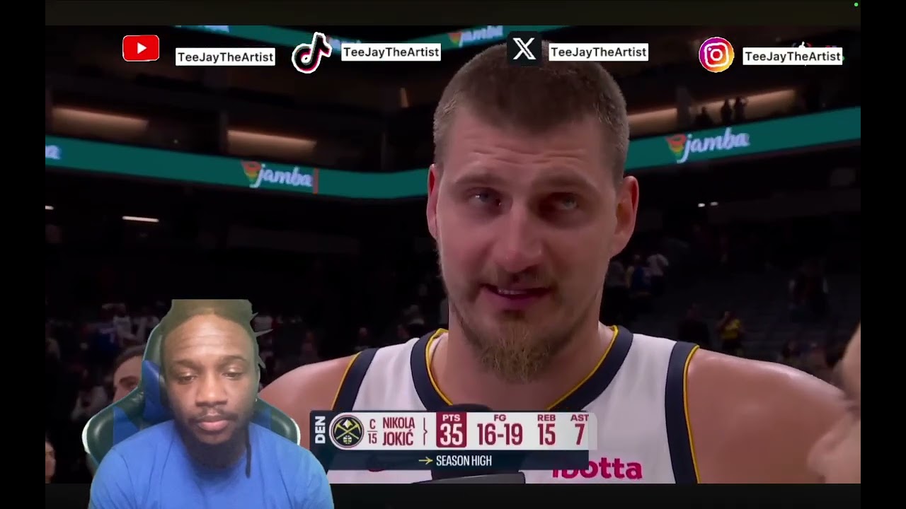 Никола Йокич РЕШЕНО Баскетбол | Реакция