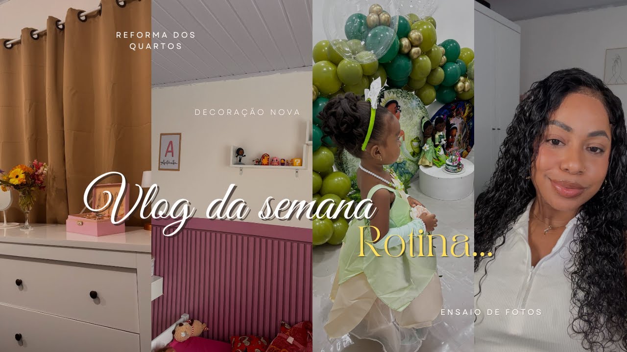 Dias em casa, ensaio de fotos da Tonton, mini reforma dos quartos | vlog da semana