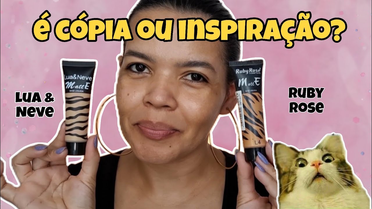 Testei a Base da Lua & Neve Inspira&ccedil;&atilde;o Ruby Rose
