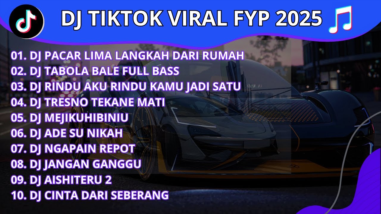 DJ PACAR 5 LANGKAH FULL BASS 🎵  DJ TABOLABALE 🎵 DJ RINDU AKU RINDU - DJ TIKTOK 2025 | FVAD RMX Lite