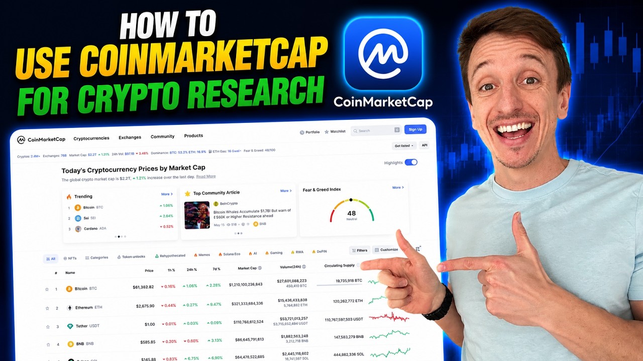 How To Use CoinMarketCap For Crypto Research