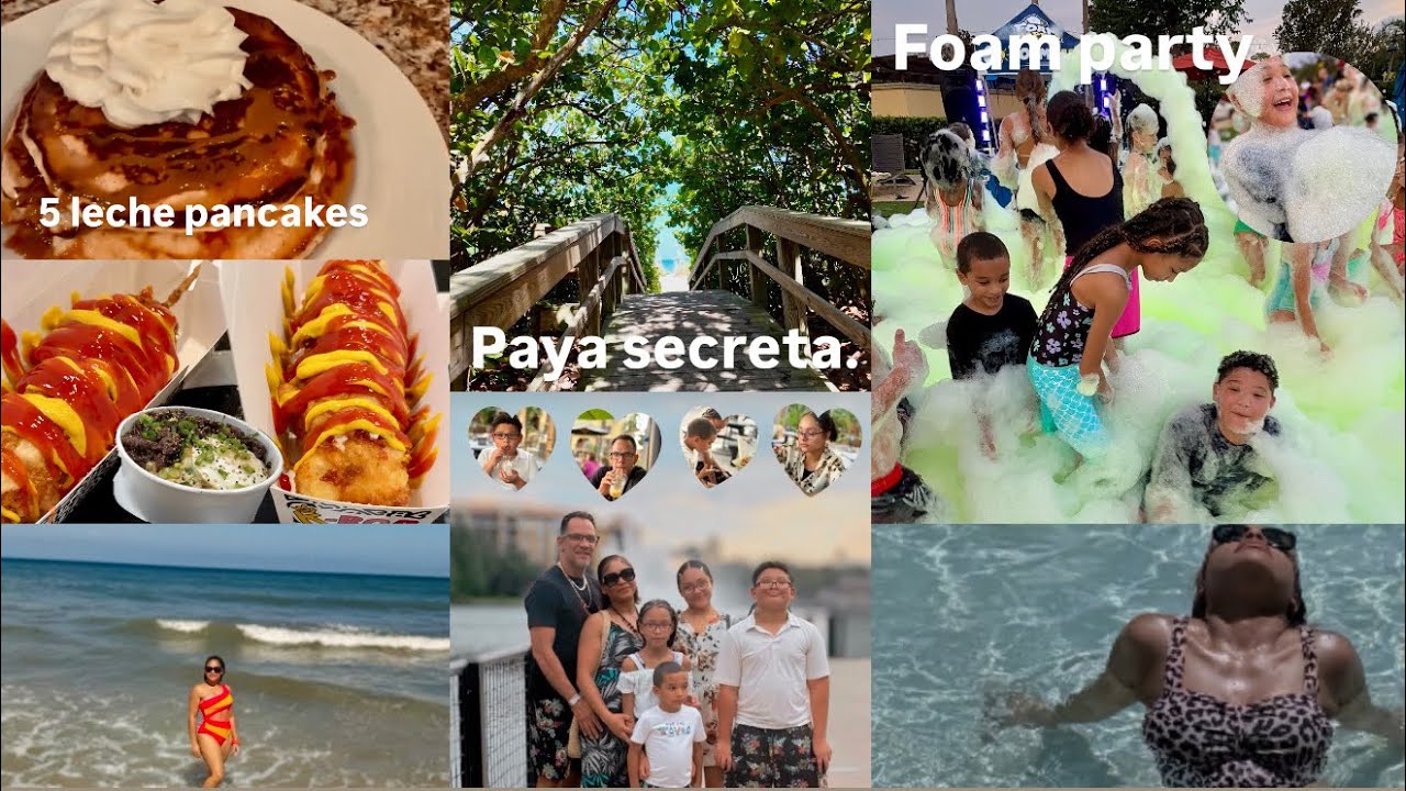 Descubrimos una playa secreta en Florida: foam party,:nos negaron el acceso al spring river (RIO)