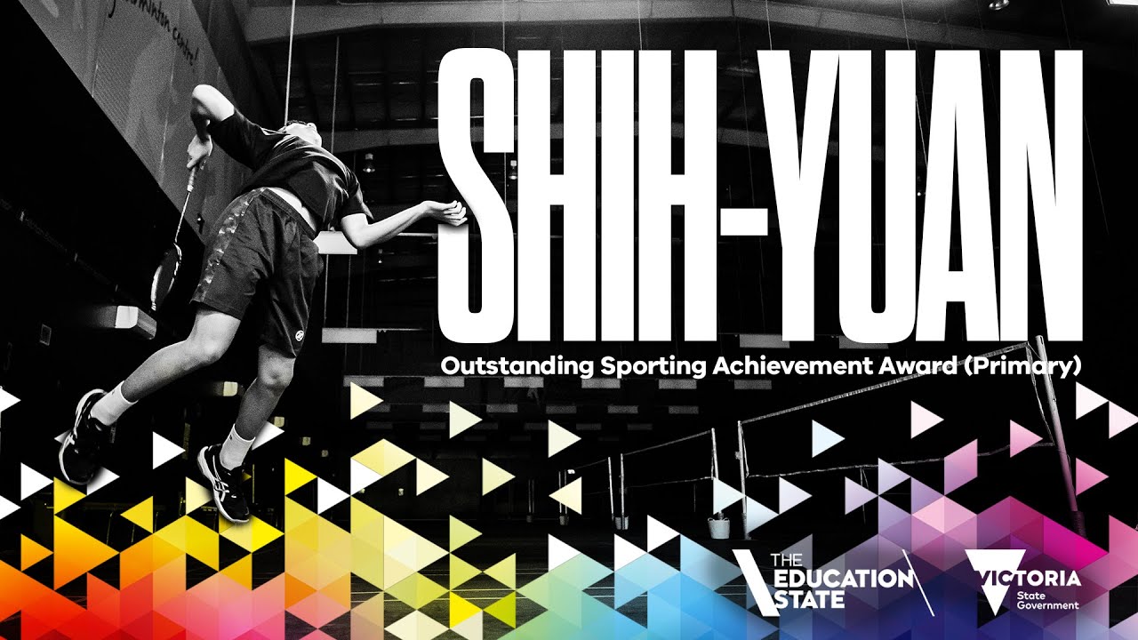 Shih Yuan (Serpell Primary School) badminton Outstanding Sporting Achievement Award Winner