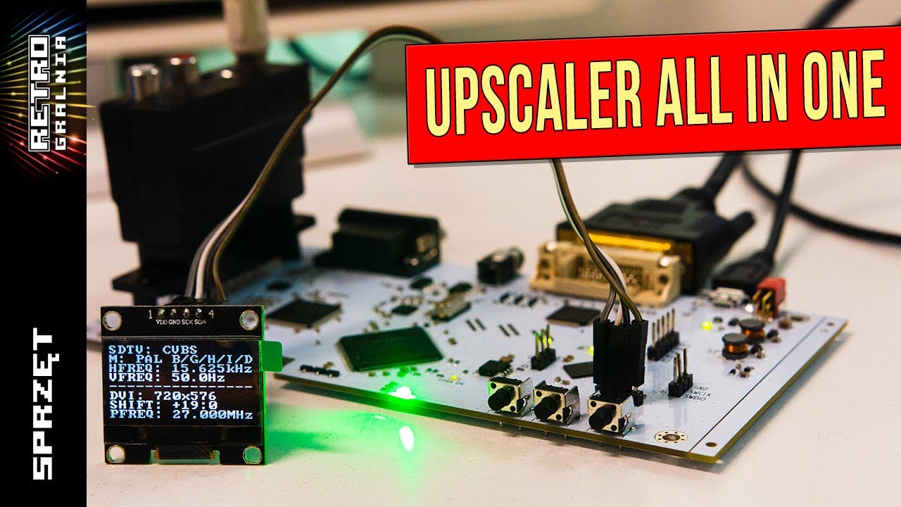 📺 MEDUSA Retro SCANDOUBLER - Prezentacja Prototypu Upscallera (RG#409)