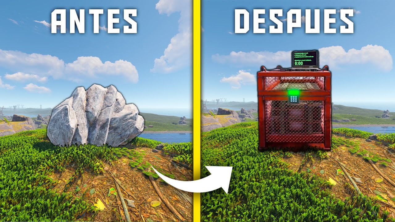 En ESTE SERVIDOR spawnea TODO ALEATORIAMENTE (el servidor más roto y bug del RUST) | Rust Español