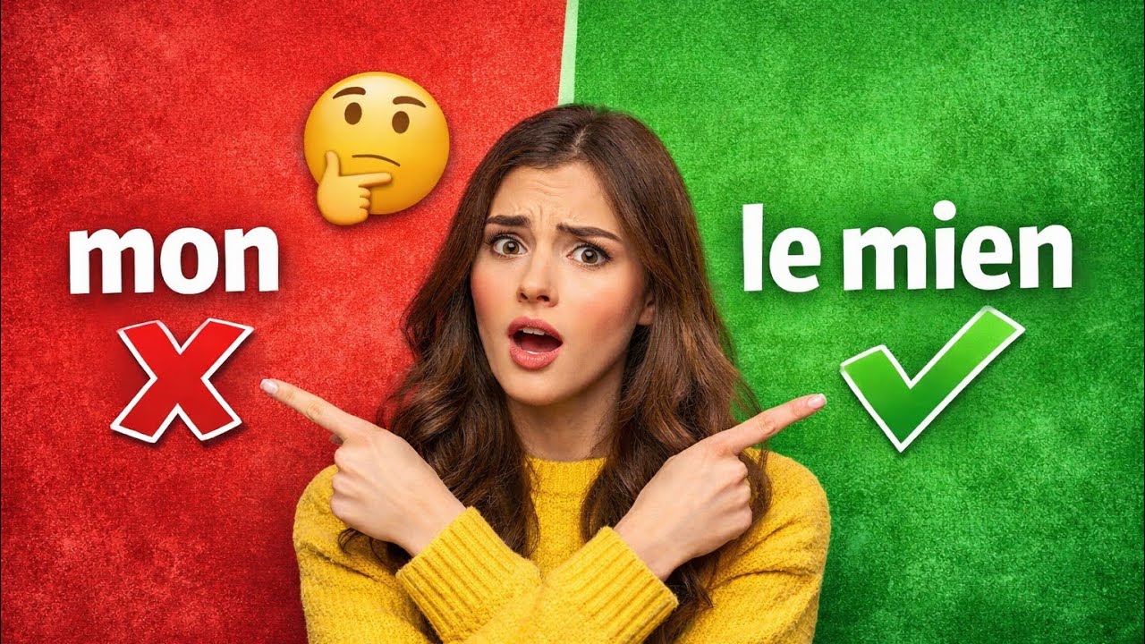Les pronoms possessifs en français|لن تخطئ بعد اليوم في ضمائر الملكية🔥| Les pronoms possessifs#تعلم 