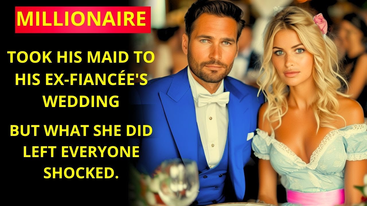 MILLIONAIRE TOOK HIS MAID TO HIS EX-FIANCÉE'S WEDDING, AND WHAT SHE DID SHOCKED EVERYONE.