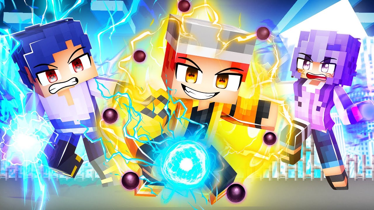 Having a NARUTO Family in Minecraft!