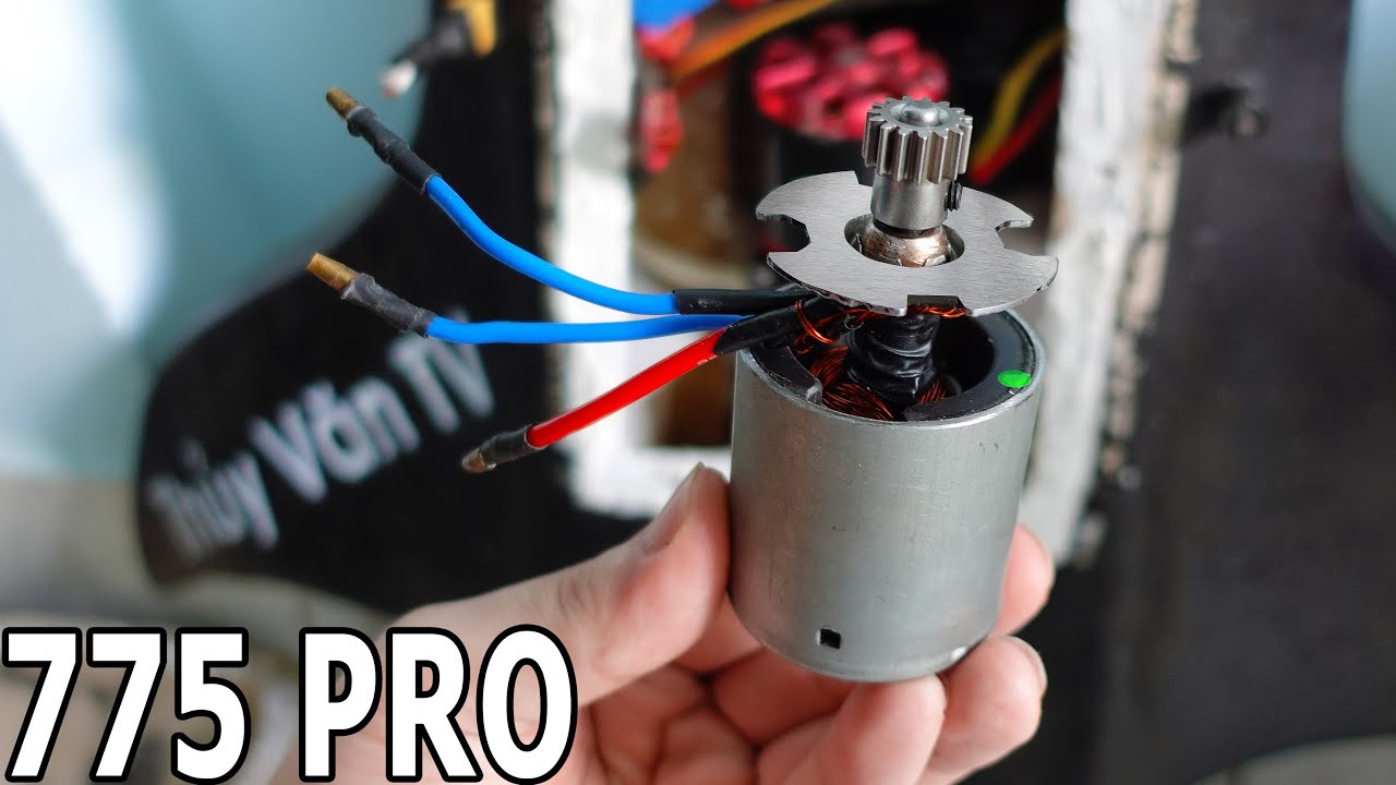Độ chế motor 775 lên phiên bản 775 3 pha siêu cấp vip pro cực mạnh -brushless 775 motor