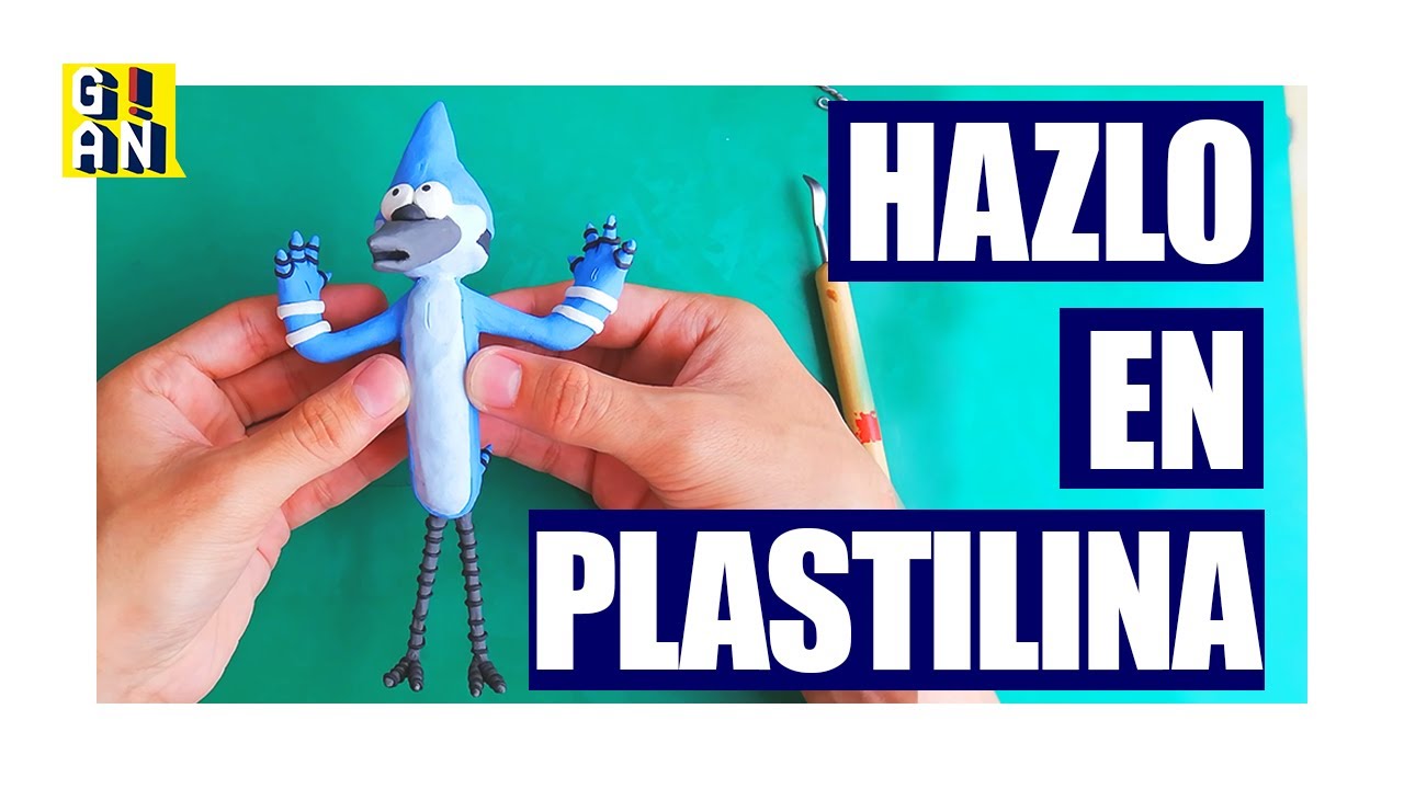 📍 ▶PLASTILINA/Como hacer MORDECAI/ Regular show/ Un show más HOW TO MAKE/PLASTICINE  😱🎸🎸✅