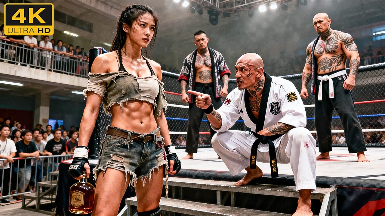 2026动作电影！日本武士目中无人设擂台嚣张挑衅，哪料乡村少女竟是叶问传人，咏春拳当场暴揍他！⚔️ 功夫 | Kung Fu | 武打 | 反差 | 抗日 | 动作电影