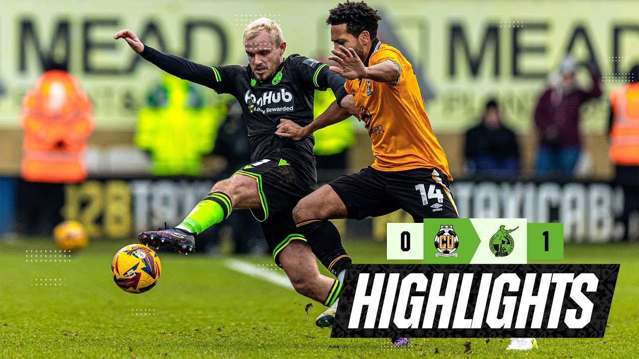 Extended Highlights | Cambridge United 0-1 Bristol Rovers