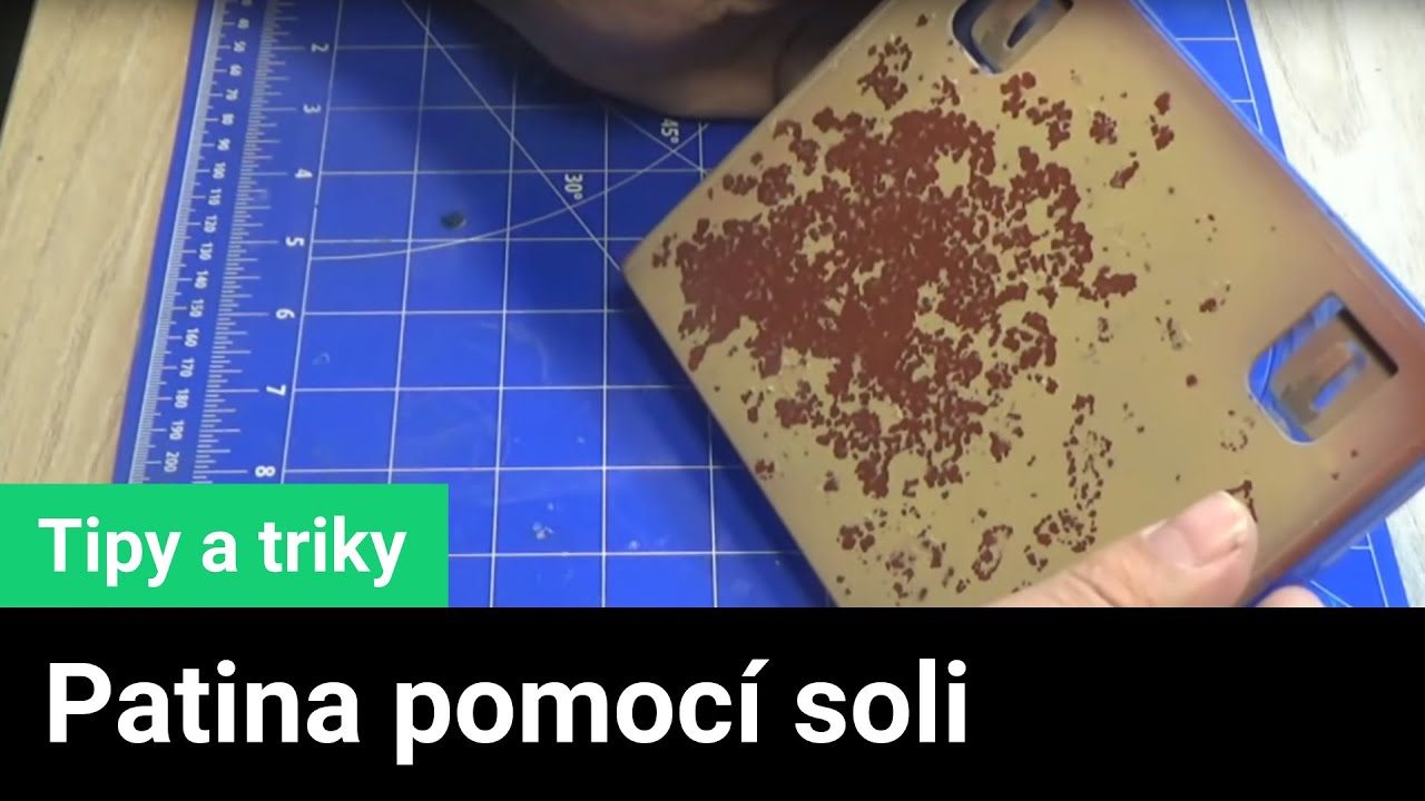 Patina pomocí soli