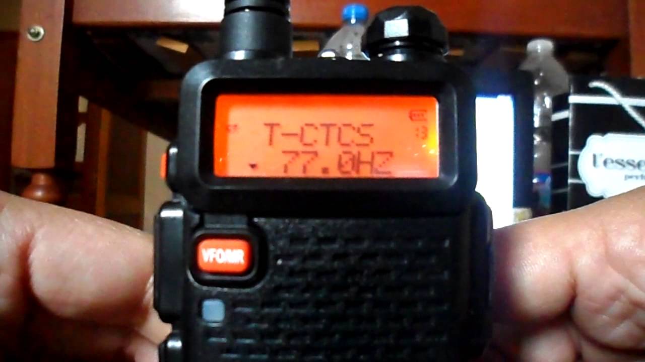 Como conectar Baofeng UV-5R con Talkaout, en frecuencias y subtonos