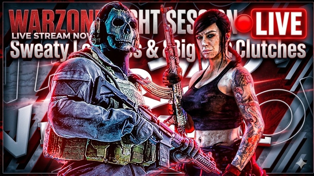 WARZONE NIGHT SESSION 🔴 | Sweaty Lobbies & Big Clutches