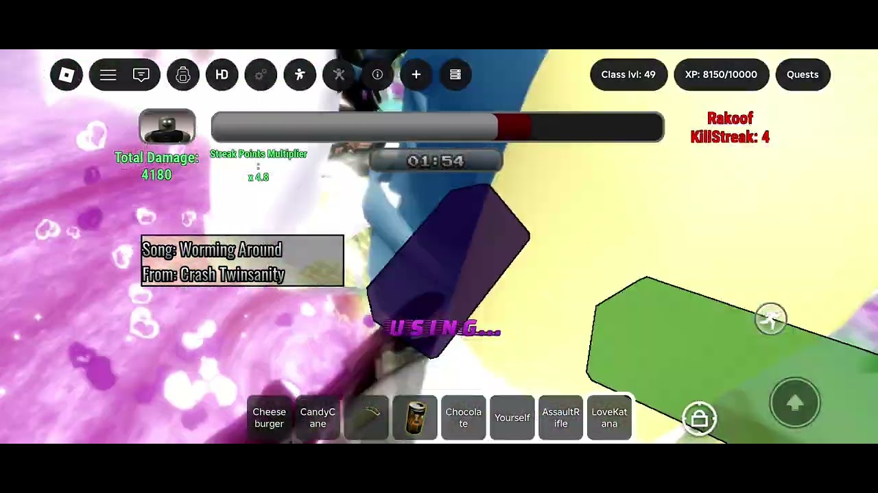 Pity Chaos Eps #5 | Roblox The RakOOF Kill Test