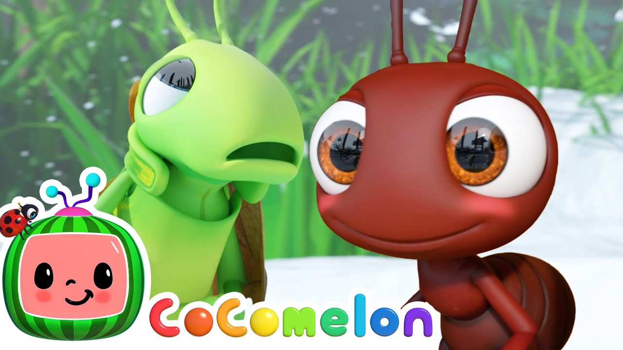 The Ant and the Grasshopper | CoComelon Furry Friends | Animals for Kids