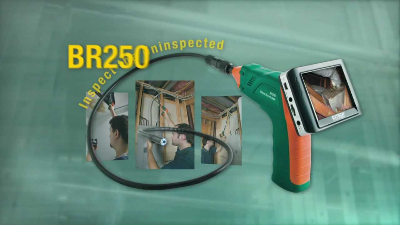 Extech BR250 Video Borescope/Wireless Inspection Camera Showcase Video