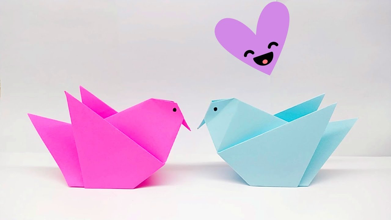Оригами птичка | Красивая птичка | Птичка из бумаги | Origami Bird | Beautiful Bird | Paper Bird