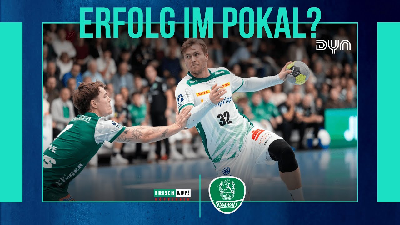 Highlights: FRISCH AUF! G&ouml;ppingen - SC DHfK Leipzig (Saison 2025/26) DHB-Pokal | Dyn Handball
