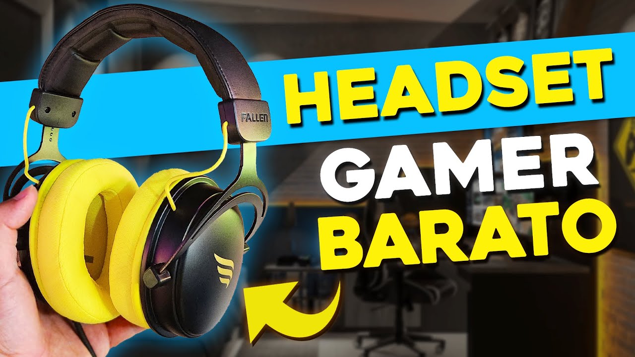 BOM e BARATO o MELHOR Headset Gamer Custo Benefício de 2024!!