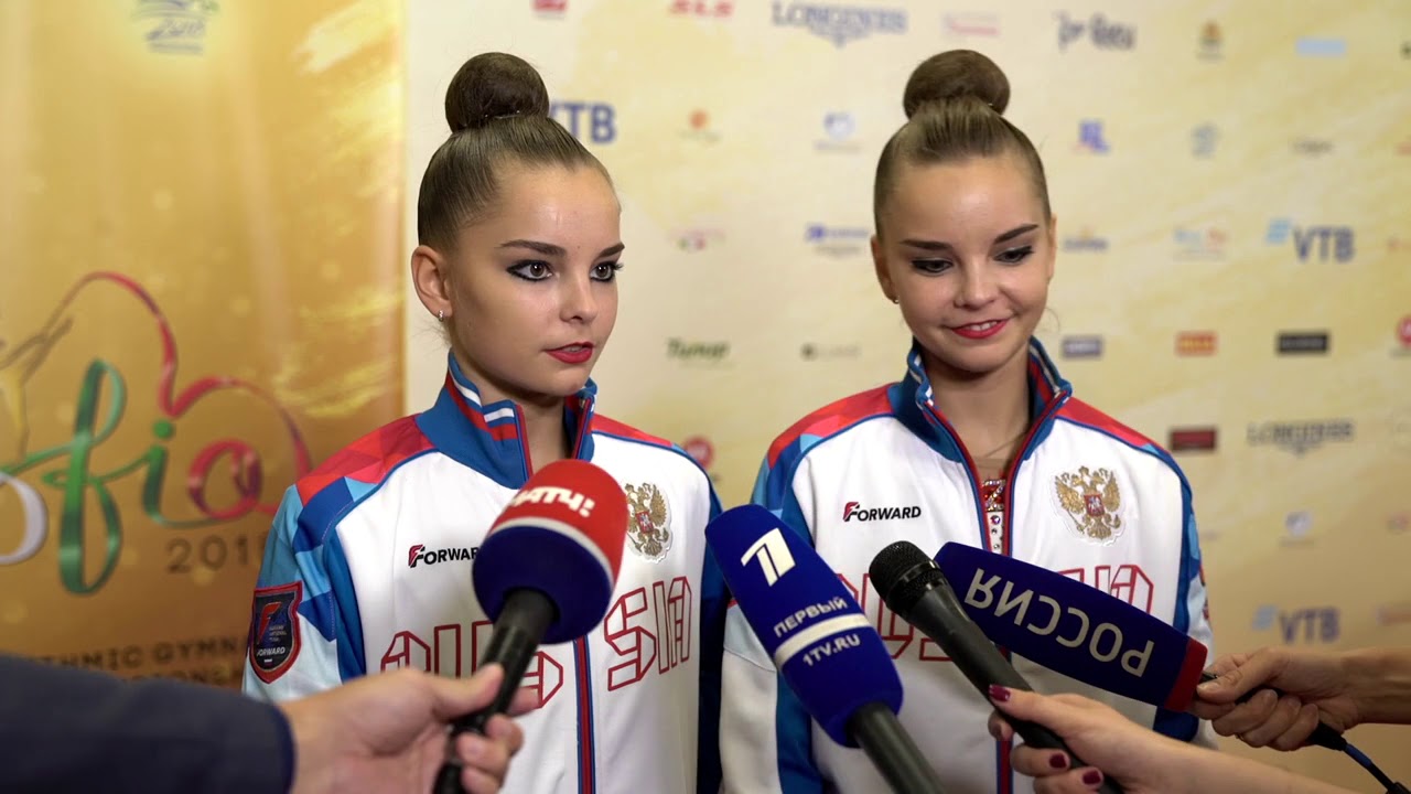 DINA & ARINA AVERINA  - INTERVIEW ABOUT WORLD CHAMPIONSHIP 2018 SOFIA