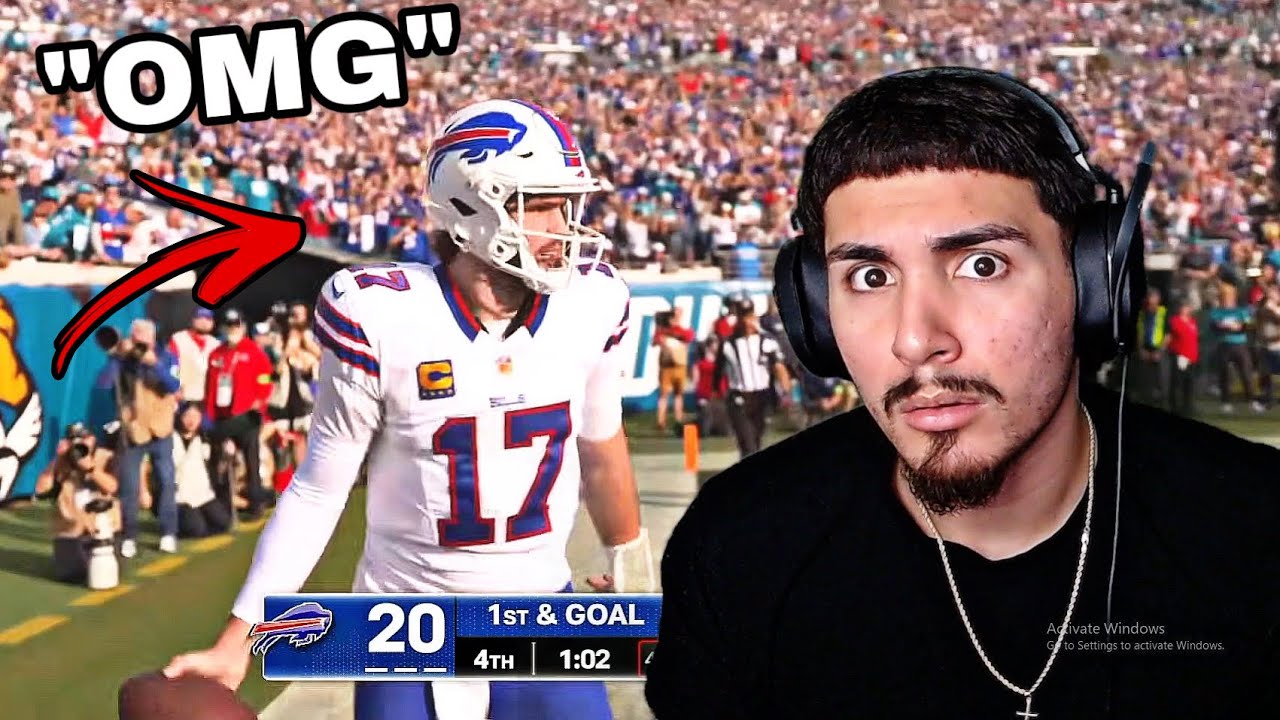 Oh No&hellip; Josh Allen Is HERE&hellip; Fins Fan Reacts Bills vs Jaguars 2025 NFL Season Wild Card Round
