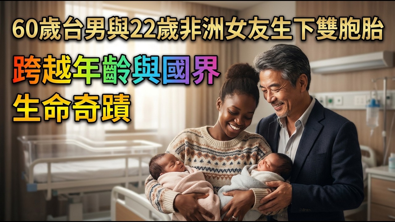 60歲台男與22歲非洲女友生下雙胞胎，跨越年齡與國界的生命奇蹟！