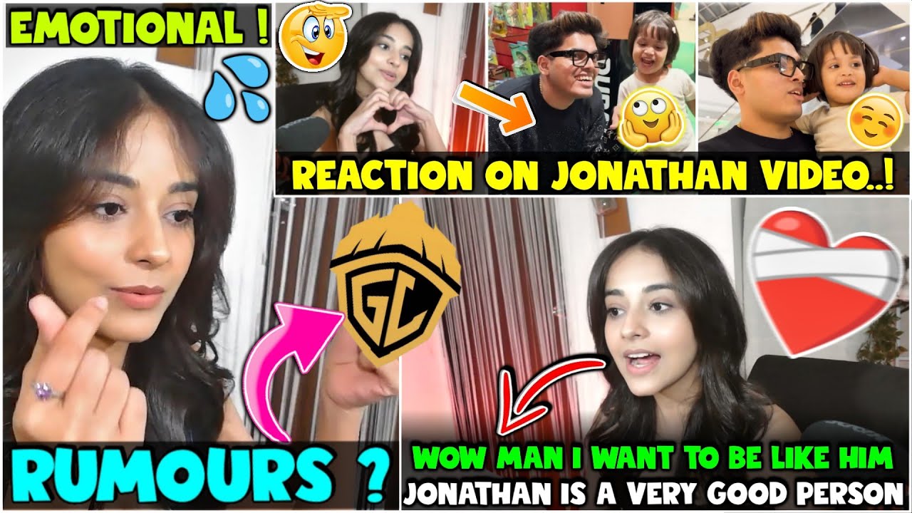 GIRL Streamer REACT ON JONATHAN'S Video 🥰 Godlike JOIN RUMOURS ..❓#jonathan #bachuuu #reaction