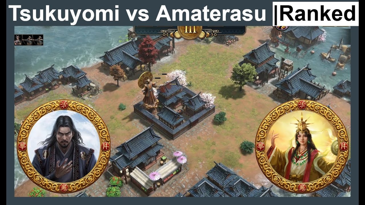 Tsukuyomi vs Amaterasu | 1v1 Ranked | Age of Mythology
