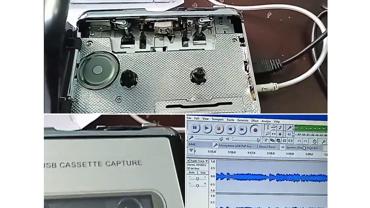 how to capture audio cassette to MP3