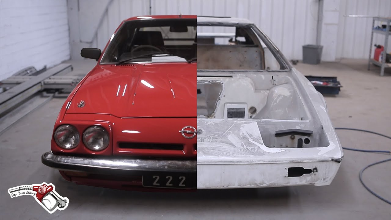 Как Lotus Esprit украл детали у Opel Manta | Классическая реставрация в режиме покадровой съемки ...