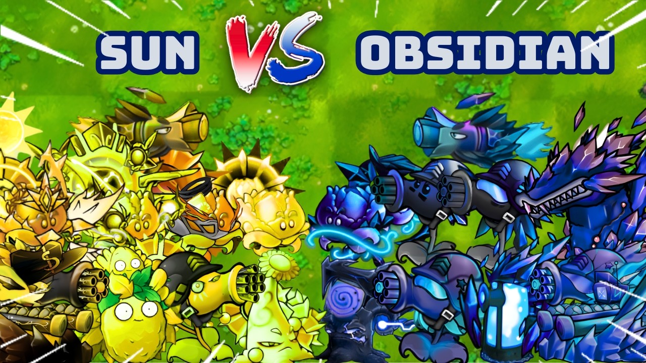 PvZ 1 Fusion 3.4 Challenge!! Team Sun vs Team Obsidian | Who Will Win???