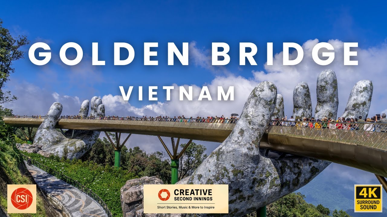 Golden Bridge Vietnam | Ba Na Hills’ Viral Story |4K| SS-070