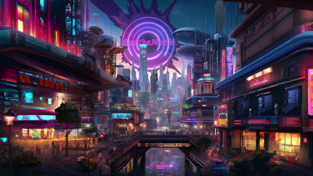 DJ SynthaNatik - The Distorted Future | Synthwave Darksynth CyberPunk Trap Type Beat Instrumental