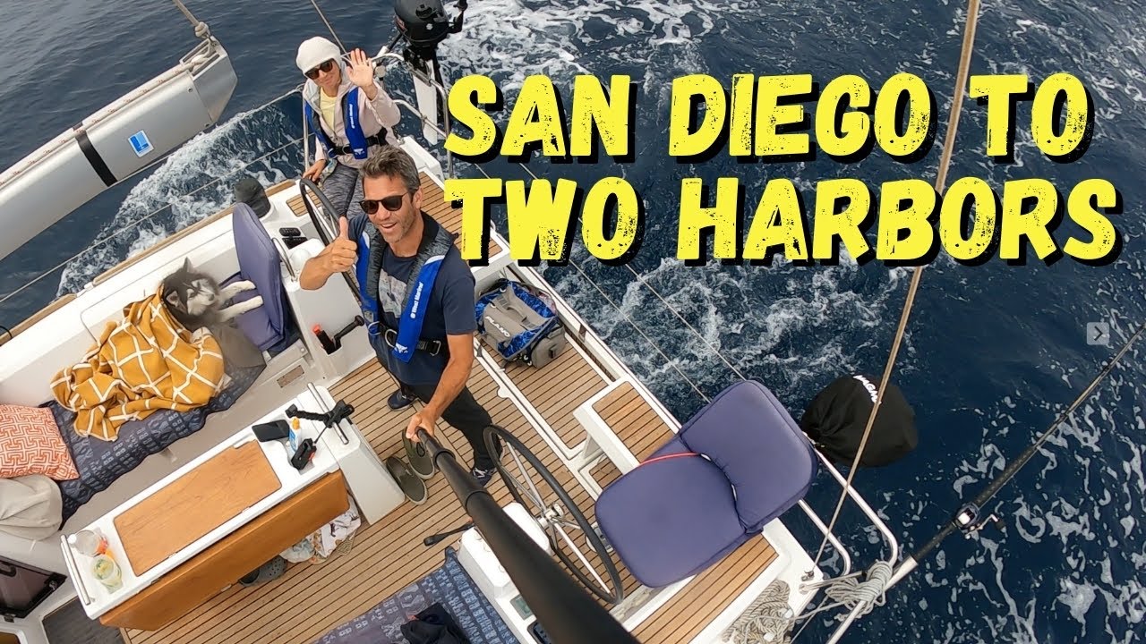 San Diego to Two Harbors, Catalina Island by Beneteau 35 Sailboat + Bluefin Tuna Catch