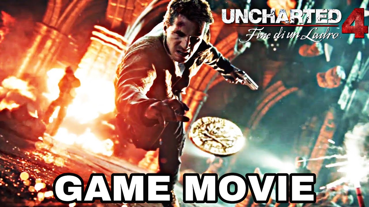 FILM COMPLETO (ITA) - Uncharted 4:la fine di un ladro (ITA) Game Movie 🎥 / all cinematic cutscenes