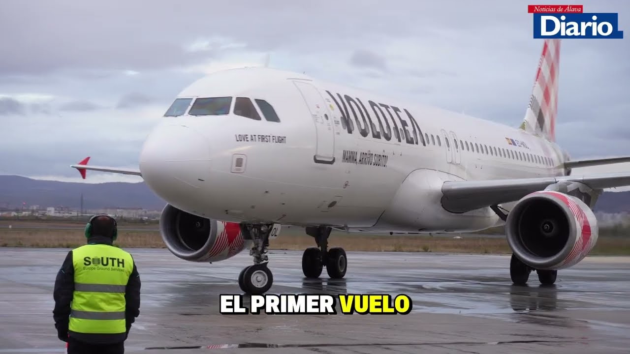 Foronda estrena los vuelos regulares a Barcelona y Madrid