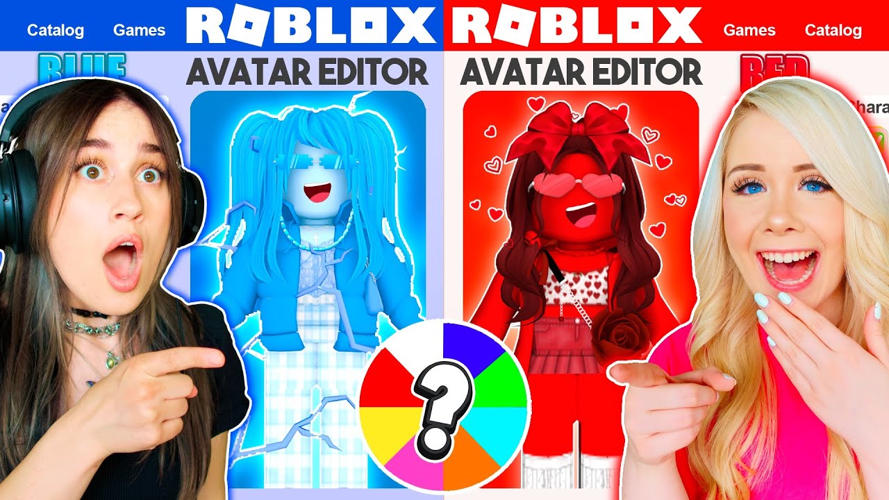 CREATING A ROBLOX ACCOUNT BUT A MYSTERY WHEEL CHOOSES THE COLOR!