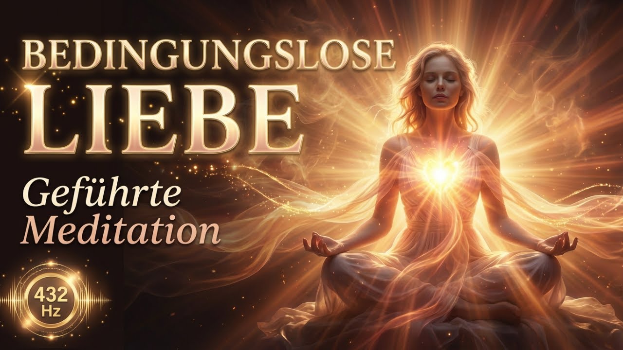 Bedingungslose Liebe | Traumreise in 432 Hz | Geführte Meditation für Selbstliebe und innere Ruhe