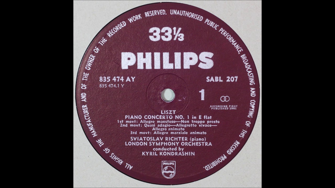 Liszt, Piano Concerto No 1 complete
