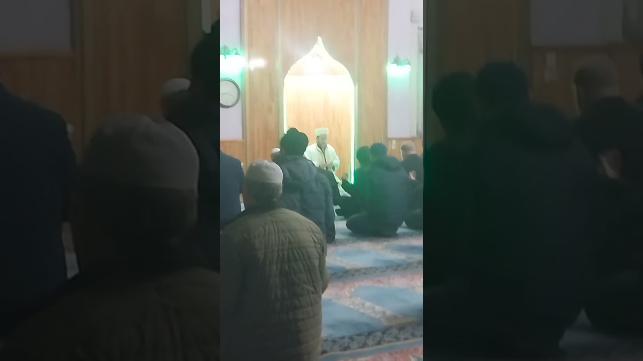 Pamukova mevlana cami yatsı namazı sonrası cuma Akşamı duası 
