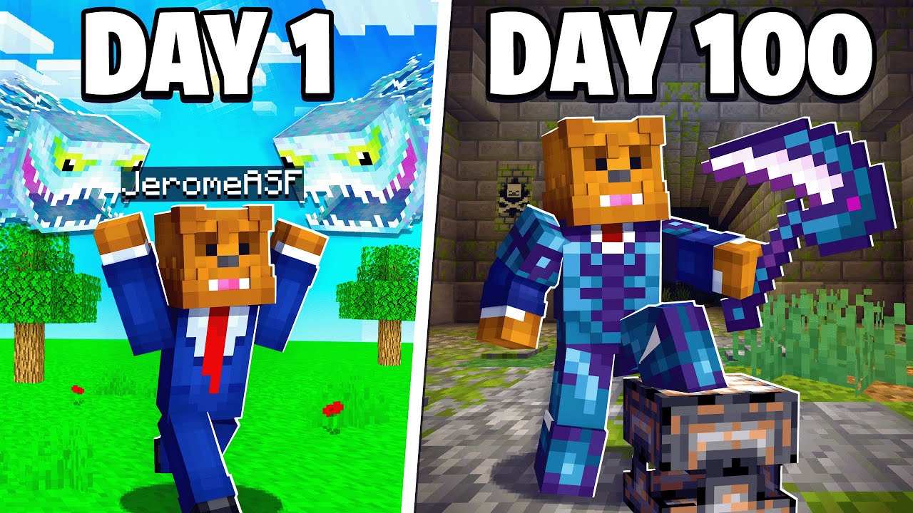 Я выжил 100 БЕЗУМНЫХ ДНЕЙ в Chaos Minecraft!