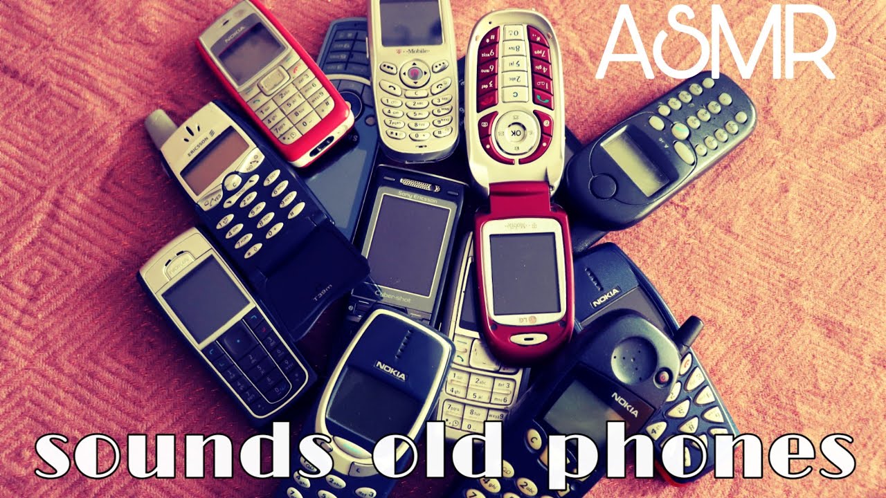 ASMR CZ /CZECH/ Zvuky starých mobilních telefonů, sounds old mobile phones