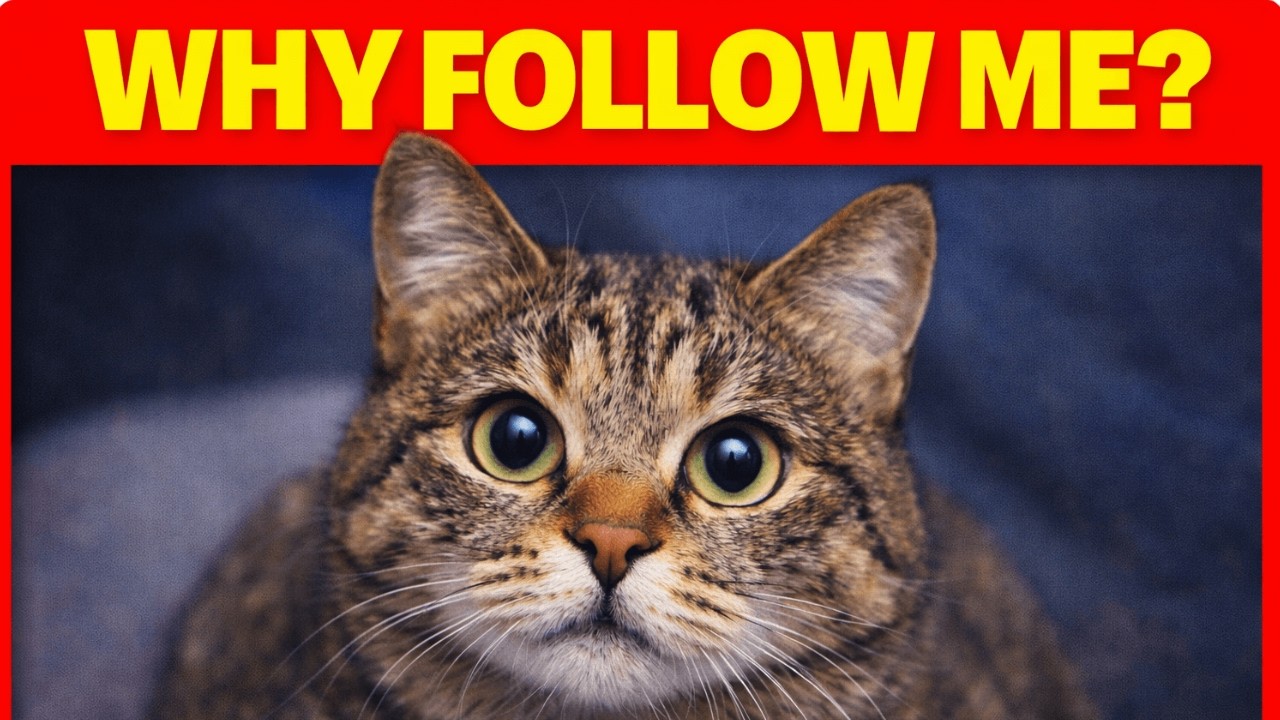 Why Your Cat Follows You Everywhere (Even to the Bathroom 😹)