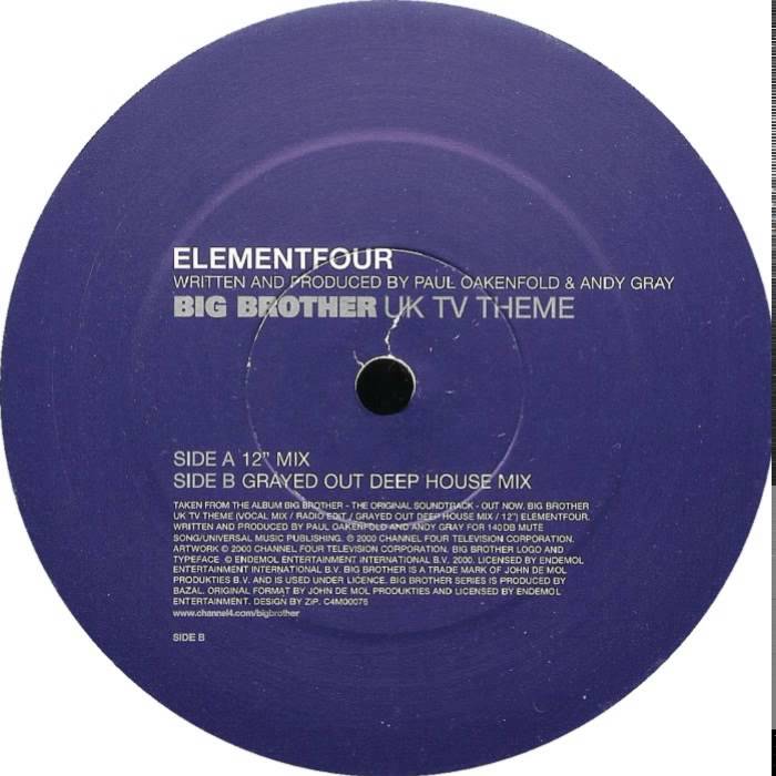 Element Four - Big Brother UK TV Theme (12'' Mix)