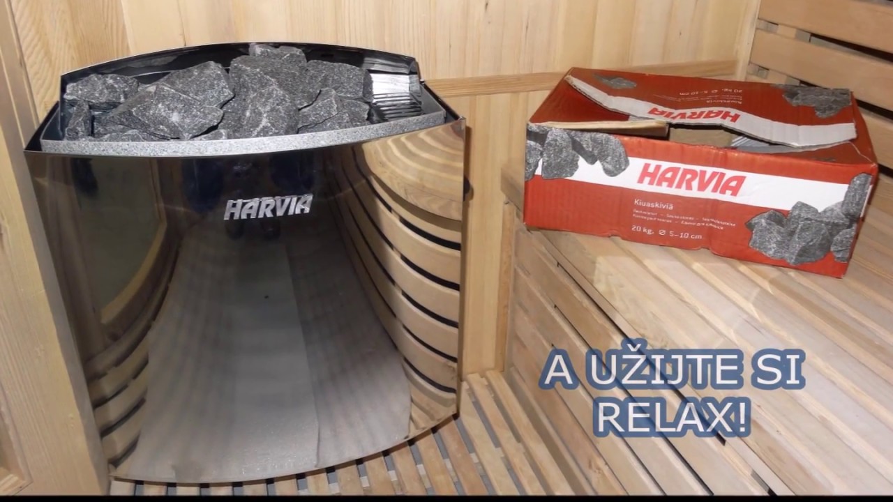 VIDEONÁVOD - připevnění kamen HARVIA na stěnu sauny