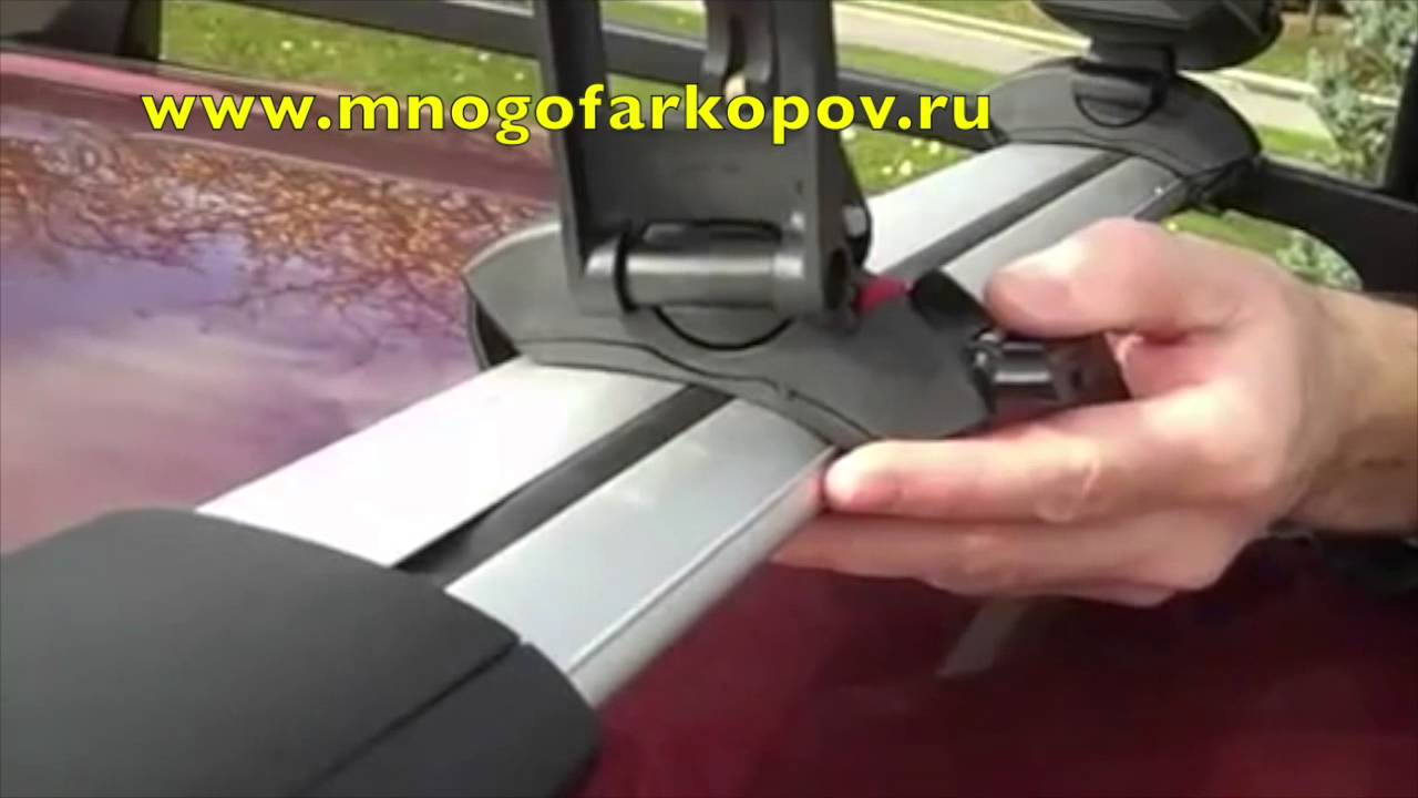 Багажник для лыж и сноубордов Yakima Whispbar WB300 (обзор,установка)