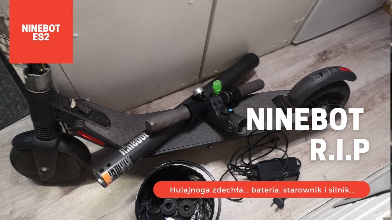Hulajnoga elektryczna zdechła... Segway Ninebot ES4 błąd 19 i koniec jazdy, na zawsze