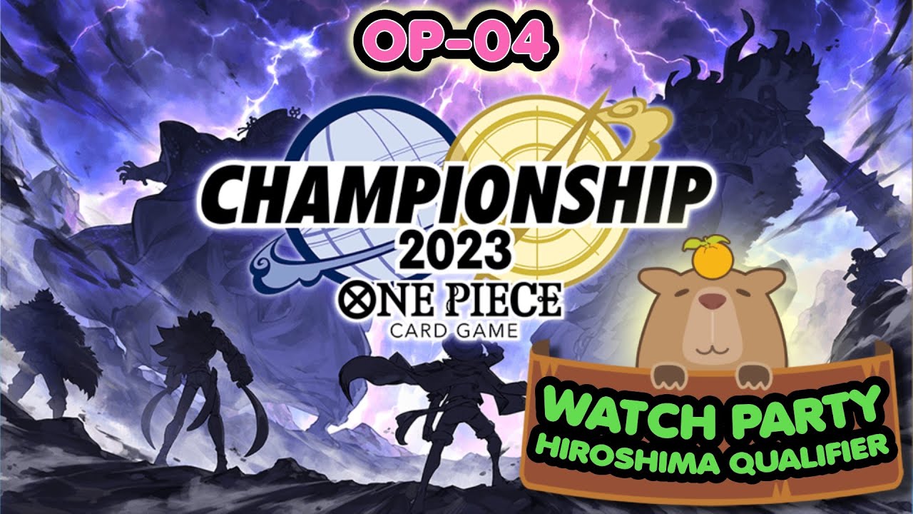 HIROSHIMA CHAMPIONSHIP QUALIFIER w/ ENGLISH COMMENTARY - One Piece Card Game OP-04 Gameplay